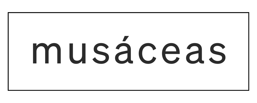 Logotipo para Musaceas. Marca sandalias en fibra de plátano